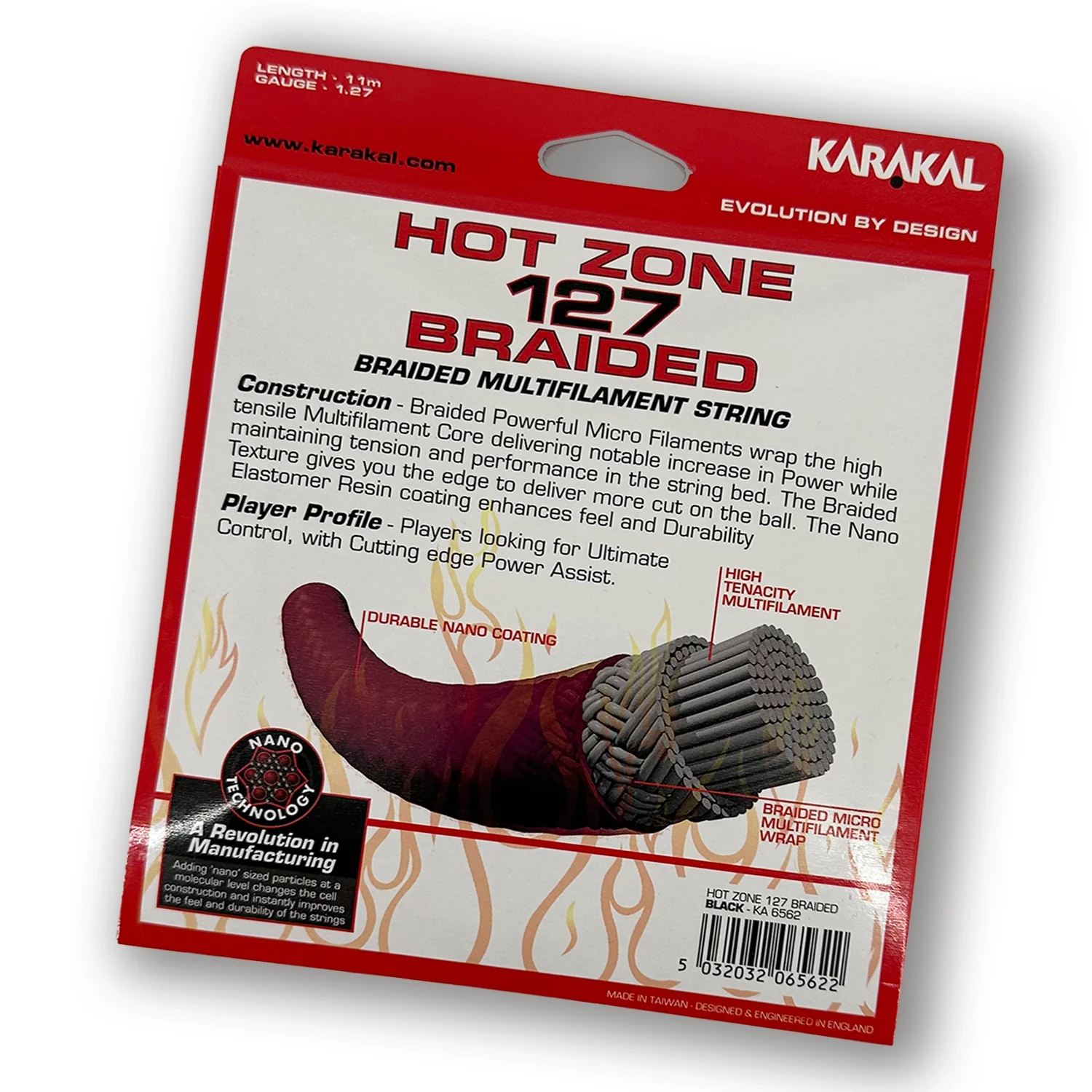 Karakal Hot Zone 127 Braided String - Image 3