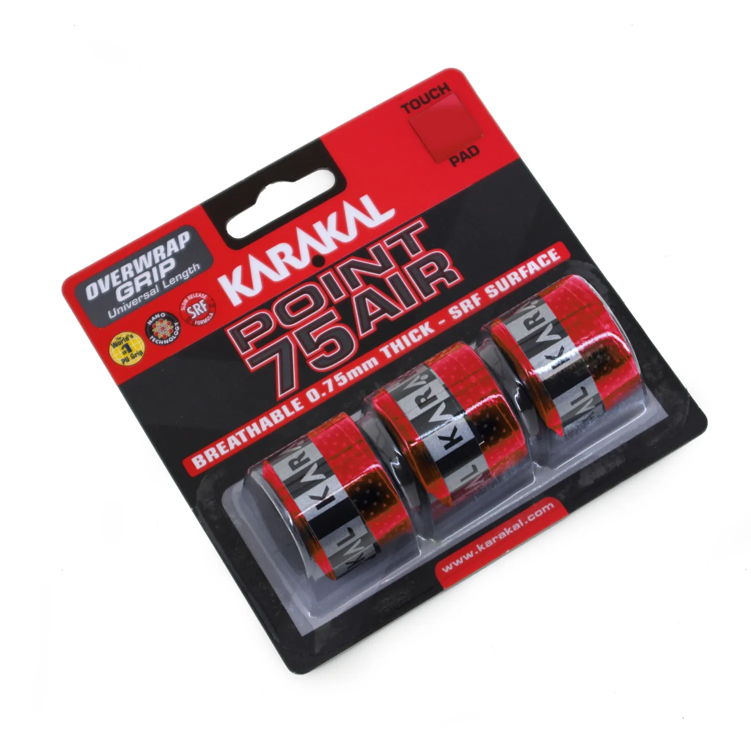 Karakal Point 75 Air Overwrap Grip - Image 6