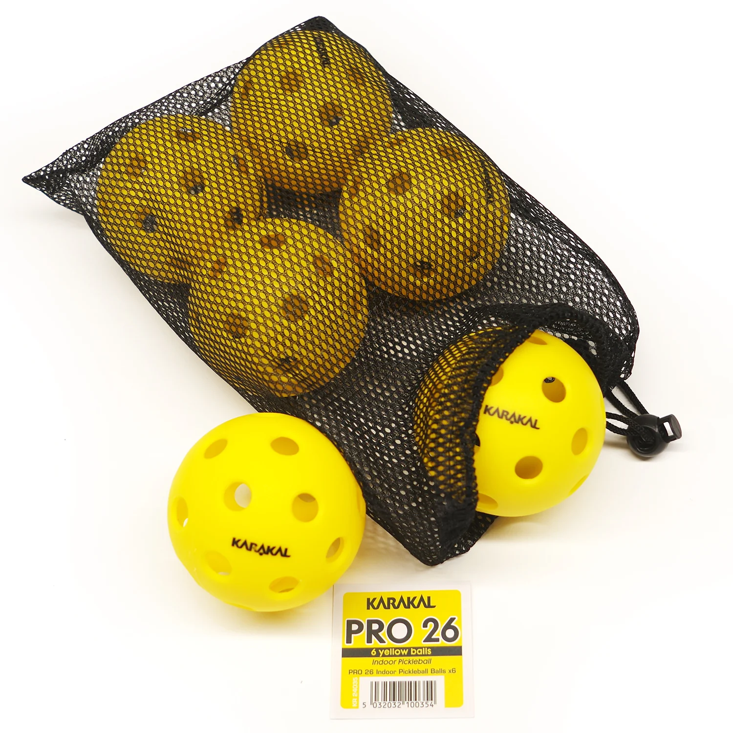 Karakal Pro 26 Indoor Pickleballs (Pack of 6) - Image 6