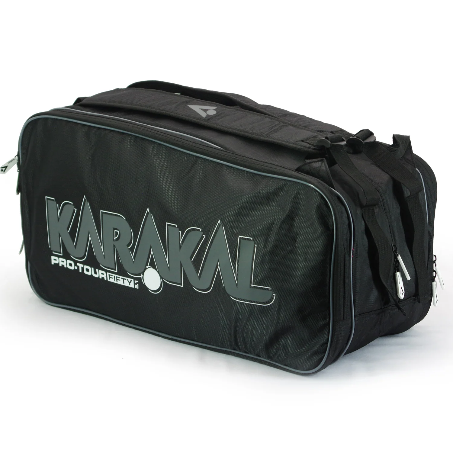 Karakal Pro Tour Fifty 2.1 Short Racket Bag with White Trim - Image 14