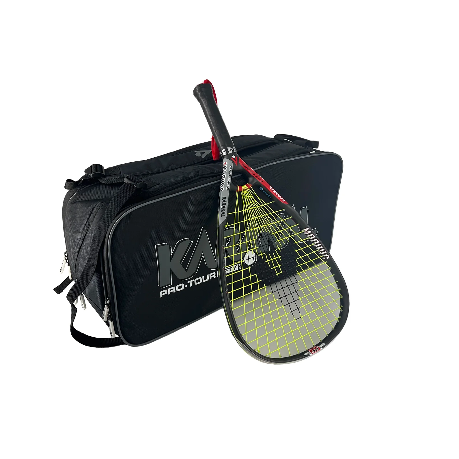 Karakal Pro Tour Fifty 2.1 Short Racket Bag with White Trim - Image 5