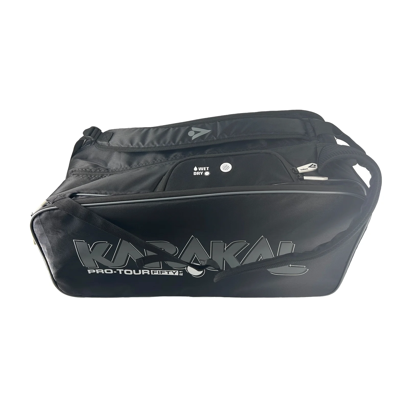 Karakal Pro Tour Fifty 2.1 Short Racket Bag with White Trim - Image 9
